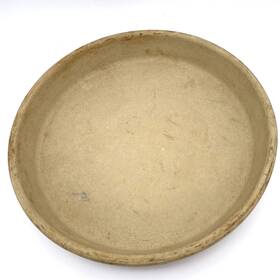 K051 Pampered Chef Family Heritage Stoneware 11 Inch Round Deep Dish Pan Baker