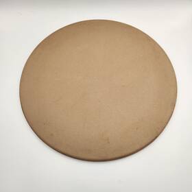 K069 Pampered Chef Family Heritage Collection Stoneware Flat Pizza Stone Round 15 Inch
