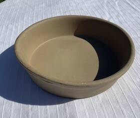 K097 Pampered Chef Stoneware Round Deep Dish 8 Inch Pan Family Heritage Collection 097