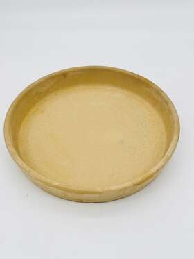 K101 Pampered Chef Deep Pizza Pie/quiche Plate Family Heritage Stoneware 11 Inch