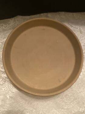 K108 Pampered Chef Stoneware 11 Inch Round Baking Dish Family Heritage Collection