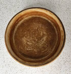 K110 Pampered Chef Stoneware Mini Deep Dish 8 Inch Round Family Heritage Collection