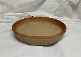 K119 Pampered Chef Deep Dish Baker 11 Inch Family Heritage Stoneware Vintage