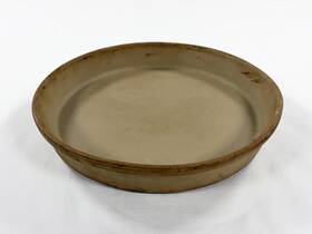 K128 Pampered Chef Vintage 11 Inch Deep Dish Baker Stoneware Round Pizza Pie Pan Usa