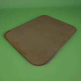 L1203 Pampered Chef Family Heritage Stoneware Baking Sheet Usa Vtg 12x15 Inch Flat