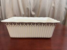 Nhh-688 Paula Dean Fall Harvest 9x5 Scalloped&ribbed Loaf/casserole Baking Dish