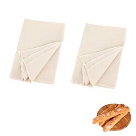 Xh-2024411 Pcmursal 2pcs Bread Towel For Baking 14x18 Inches Linen Cloth Flour Sack Towels