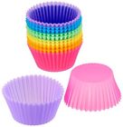 Pe-sbc-std-v12 Pantry Elements Reusable Silicone Cupcake Cups Multi Color 820103201308