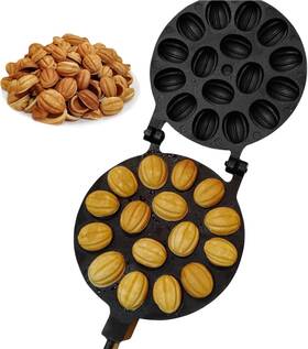 Petristor 445043089026 Walnut Cookie Mold Maker 16 Non-stick - Oreshki Molds