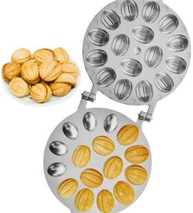Petristor 715120194026 Walnut Cookie Mold Maker 16 - Oreshki
