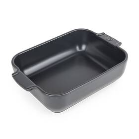Peugeot 006950060107 Appolia Rectangular Oven Dish - Ceramic Baker With Handles Slate 8 X 6
