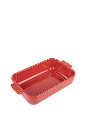 Peugeot 006950061142 Appolia Petite Rectangular Baking Dish Red -8.5 X 5 2in