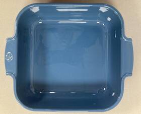 6200280 Peugeot Appolia Square 9 X Handle Baking Dish Light Blue/teal France