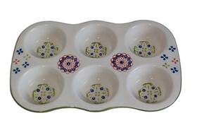 Pfaltzgraff 028225882249 Everyday 12 Inch Pink Green 6 Ct Cupcake And Muffin Baking Ceramic Baker Pfaltzgraff 028225882249 Everyday 12 Inch Pink Green 6 Ct Cupcake And Muffin Baking Ceramic Baker