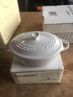 Pg1260-0816 Pg12600816 Le Creuset Stoneware Mini Oval Cocotte White Total In All Pg1260-0816 Pg12600816 Le Creuset Stoneware Mini Oval Cocotte White Total In All