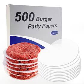 Phiny So 797484582626 Burger Patty Paper Round 5.5 Inch Set Of 500pcs Non Stick Hamburger Pad Phiny So 797484582626 Burger Patty Paper Round 5.5 Inch Set Of 500pcs Non Stick Hamburger Pad