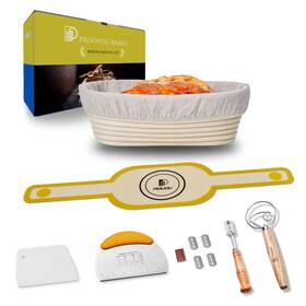 Pidiudiu 762765221662 Sourdough Baking Supplies Set Of 5 Oval 10 Inch Banneton Bread Proofing Bask Pidiudiu 762765221662 Sourdough Baking Supplies Set Of 5 Oval 10 Inch Banneton Bread Proofing Bask