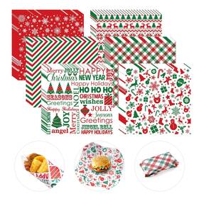 Piklodo 680661638707 480 Pcs Christmas Wax Paper Dry Waxed Deli Sheets 12x12 Inch Sandwich Wrap Wi Piklodo 680661638707 480 Pcs Christmas Wax Paper Dry Waxed Deli Sheets 12x12 Inch Sandwich Wrap Wi