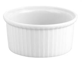 260311 Pillivuyt Porcelain 4-cup 5-3/4-inch Deep Classic Pleated Souffle Dish