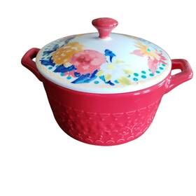 Pioneer Woman 085081453549 Mini Casserole Dish Fiona Floral Red 14.4 Oz Cooking Food Baking Pioneer Woman 085081453549 Mini Casserole Dish Fiona Floral Red 14.4 Oz Cooking Food Baking