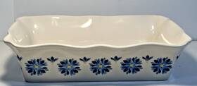 Pioneer Woman 085081617293 Rectangular Scalloped Baker Brillant Blooms 1k