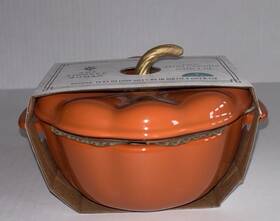 Pioneer Woman 085081659323 New The Orange Pumpkin Cocotte 400ml Dutch Oven Casserole With Lid