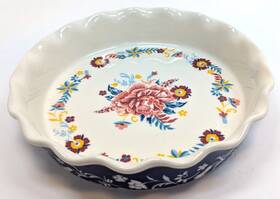 3418dmt Pioneer Woman The Stoneware Pie Dish Pan Pot Floral
