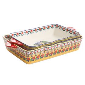 Pioneer Woman 629722740829 The Fiona Floral Ceramic Baking Set 2 Pieces Casserole Dish