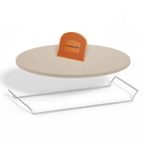 Pizza Stone For Oven And Grill 14 Inch Cordierite Baking Set