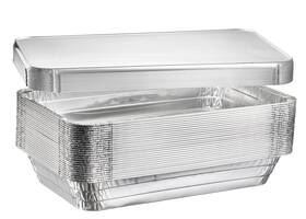 Plastible 079908409444 Full Size Deep Steam Aluminum Table Pans - Disposable To Go Foil For Cha Plastible 079908409444 Full Size Deep Steam Aluminum Table Pans - Disposable To Go Foil For Cha