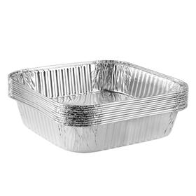Plasticpro 684758144652 Disposable 8 X 2 Inch Square Aluminum Tin Foil Baking Pans Bakeware Co