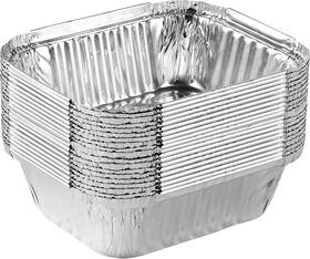 Plasticpro 684758144720 Disposable 1 Lb Aluminum Takeout Tin Foil Baking Pans Silver