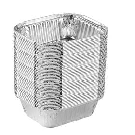 Plasticpro 684758144737 Disposable 1 Lb Aluminum Takeout Tin Foil Baking Pans 5ftft X 6ftft 2ftft Inch Ba