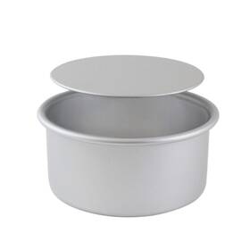 Pme 060281189103 Anodised Aluminium Round Cake Tin With Loose Base Silver