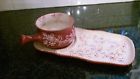 Ppp-bt-719767 Temptations Soup And Sandwich Tray With Handled Bowl Cranberry Floral