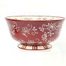 Ppp-sq-832942 Temptations By Tara Floral Footed Soup Bowl Cranberry
