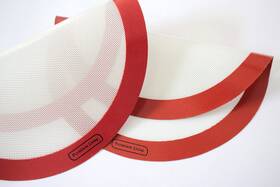 Premium Living 804947095173 Pizza Baking Silicone Mat 12 Inch Red 2