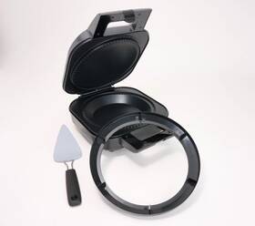 K84025 Prepology 9 Inch Express Bakery Pie Maker With Recipe Book Black