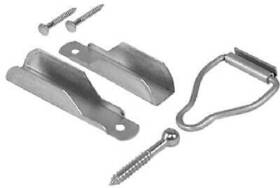 Prime Line Products 049793981011 6 Pack - Screen Hangers And Latch Mill-finish 3/8- Inch -pl 8101