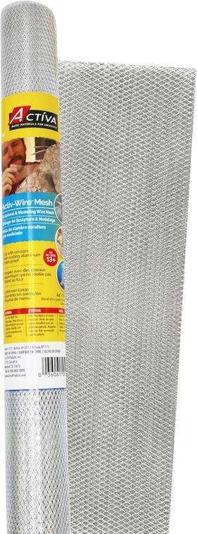 Api171 Products Activ-wire Large Weave Mesh Sheet 24-in X 10-ft Oven-safe And Perfect For Sculp