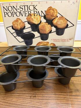 Progressive 078915004376 1999 Non-stick Popover Pan Professional Gauge 6 Cup Wire Rack 2 Progressive 078915004376 1999 Non-stick Popover Pan Professional Gauge 6 Cup Wire Rack 2