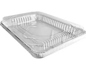 Propac & Seal 198715767438 1/4 Size Sheet Cake Aluminum Foil Pan With Clear Low Dome Lid 12.75 L X 8.75 W Propac & Seal 198715767438 1/4 Size Sheet Cake Aluminum Foil Pan With Clear Low Dome Lid 12.75 L X 8.75 W