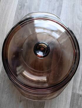 6230-f Pyrex 6230 Vintage Ware Fireside Naturals By Corning Casserole Dish And Box