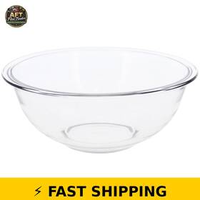 Pyrex 693892579954 2.5 Quart Clear Glass Round Baking Mixing Bowl