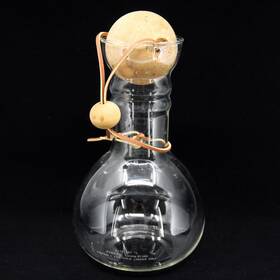 8010 Pyrex Glass Beverage/wine Decanter With Round Cork Stopper 1 Quart