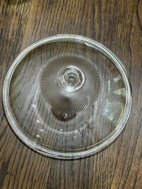 C-125-c Pyrex Clear Glass Domed Lid Replacement