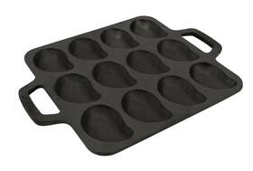 11859 Pyrolux Pyrocast Cast Iron Oyster Tray Pan