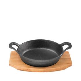 11871 Pyrolux Pyrocast Round Gratin With Maple Tray 15.5cm