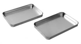 6831631 Quadrapoint Premium Steel Baking Trays Compatible With Easy Bake Ultimate Oven 2-pack