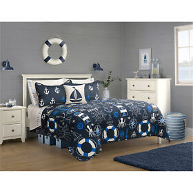 60130.3dq.20 Quilt 3pc Set Dq Nautical 60130.3dq.20 Quilt 3pc Set Dq Nautical